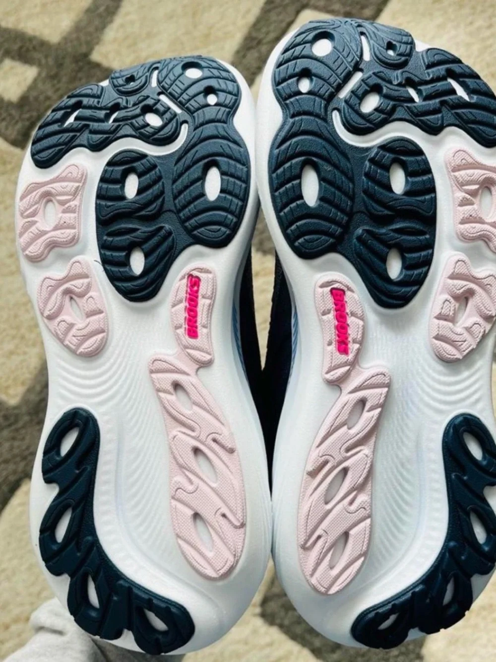 Brooks Women’s Running Shoe — Navy with Pink Accents - Picture 4 of 4